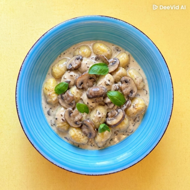 Gnocchi aux champignons