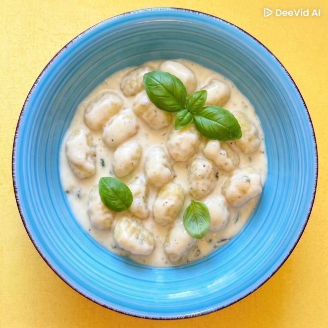 Gnocchi SANS GLUTEN au gorgonzola